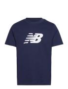 Sport Jersey Logo T-Shirt Sport Men Sports Clothes Sport Tops Sport T-Skjorte Navy New Balance