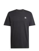 Trefoil Ess Tee Sport Men Men Sports Clothes Sport Tops Sport T-Skjorte Black Adidas Originals