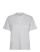 W Sl Sj T Sport Sport Clothing Sports Tops & T-shirts Sport T-Skjorte Grey Adidas Sportswear