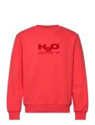 Logo Sweat O'neck Tops Sweatshirts & Hoodies Sweatshirts Red H2O