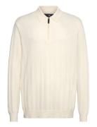 Maklint Z Heritage Tops Knitwear Long Sleeve Knitted Polos Cream Matinique