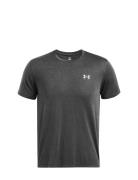 Ua Launch Camo Shortsleeve Sport Men Men Sports Clothes Sport Tops Sport T-Skjorte Grey Under Armour