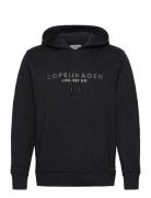 Copenhagen Sweat Hoodie Tops Sweatshirts & Hoodies Hoodies Black Lindbergh