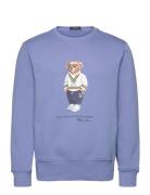 Polo Bear Fleece Sweatshirt Tops Sweatshirts & Hoodies Sweatshirts Blue Polo Ralph Lauren
