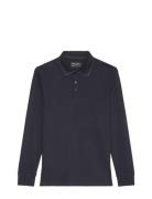 Polos Long Sleeve Tops Polos Long-sleeved Navy Marc O'Polo