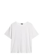 Studios Dropped Shoulder Tee Tops T-shirts & Tops Short-sleeved White Superdry