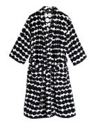 Räsymatto Bath Robe Home Textiles Bathroom Textiles Robes Black Marimekko Home