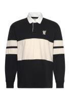 Hco. Guys Knits Tops Polos Long-sleeved Black Hollister