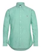 Custom Fit Oxford Shirt Tops Shirts Casual Green Polo Ralph Lauren