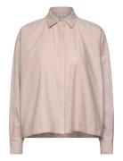 Gigi Oxford Shirt Tops Shirts Long-sleeved Cream Ahlvar Gallery