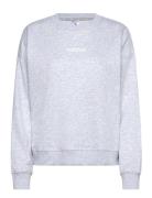 W Lin Ft Swt Sport Sport Clothing Sport Sweatshirts & Hoodies Sport Sweatshirts Grey Adidas Sportswear