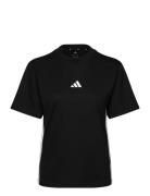 W 3S Sj T Sport Women Sport Clothing Sports Tops & T-shirts Sport T-Skjorte Black Adidas Sportswear