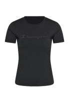 Ss Tee Sport Women Sport Clothing Sports Tops & T-shirts Sport T-Skjorte Black Champion