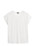 Studios Loose Tee Tops T-shirts & Tops Short-sleeved White Superdry