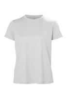 W Hh Tech T-Shirt 2.0 Sport Women Sport Clothing Sports Tops & T-shirts Sport T-Skjorte Grey Helly Hansen