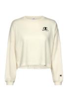 Long Sleeve T-Shirt Sport Women Sport Clothing Sports Tops & T-shirts Sport Long Sleeve Tops Beige Champion