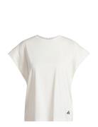 Yga T Sport Sport Clothing Sports Tops & T-shirts Sport T-Skjorte White Adidas Performance