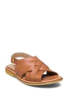 Sandals - Flat - Open Toe - Op Flade Sandaler Brown ANGULUS