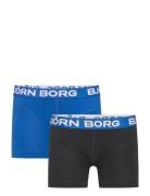 Cotton Stretch Boxer 2P Night & Underwear Underwear Panties Blue Björn Borg