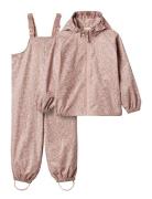 Rainwear Charlie Set Outerwear Rainwear Rainwear Sets Pink Wheat