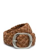 Mix Braided Rochel Belt Bælte Brown Becksöndergaard