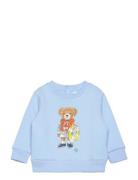 Polo Bear Fleece Sweatshirt Tops Sweatshirts & Hoodies Sweatshirts Blue Ralph Lauren Baby