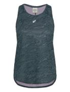 Road All Over Print Tank Sport Women Sport Clothing Sports Tops & T-shirts Sport Tank Tops Green Asics