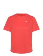 Asics Core Ss Top Sport Women Sport Clothing Sports Tops & T-shirts Sport T-Skjorte Red Asics