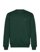 Standard Crew Logo Sweat Tops Sweatshirts & Hoodies Sweatshirts Green Mads Nørgaard