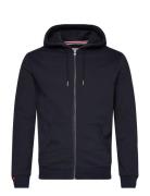 Essential Logo Zip Hoodie Hb Tops Sweatshirts & Hoodies Hoodies Navy Superdry