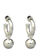 Katya Earrings Accessories Jewellery Earrings Hoops Silver Twist & Tango