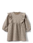 Lulasb Dress Dresses & Skirts Dresses Casual Dresses Long-sleeved Casual Dresses Brown Sofie Schnoor Baby And Kids