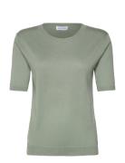 T-Shirt Over Designers Knitwear Jumpers Green Davida Cashmere