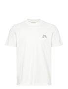 Cfetienne 0195 Tee W/ Bicycle Embri Tops T-Kortærmet Skjorte White Casual Friday