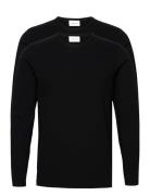 Emil 2-Pack Long Sleeve Designers T-Langærmet Skjorte Black WOOD WOOD