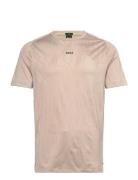 Tee Desert Active Sport Men Sports Clothes Sport Tops Sport T-Skjorte Beige BOSS