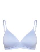 Bra Soft Seamless Petite Lingerie Bras & Tops Soft Bras Non Wired Bras Blue Lindex