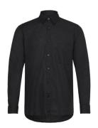 Cotton Linen Sune Shirt Tops Shirts Linen Shirts Black Mads Nørgaard