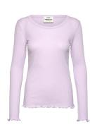 Pointella Troja Tee Ls Tops T-shirts & Tops Long-sleeved Purple Mads Nørgaard