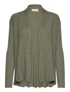 Fqclaudisse-S-Car Tops Knitwear Cardigans Khaki Green FREE/QUENT