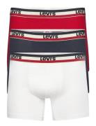 Levis Men Sprtswr Logo Boxer Brief 3P Boxershorts White Levi's®