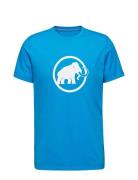 Mammut Core T-Shirt Men Classic Sport Men Men Sports Clothes Sport Tops Sport T-Skjorte Blue Mammut