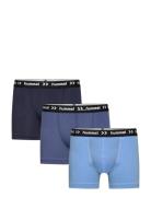 Hmlnalle Boxers 3 Pak Night & Underwear Underwear Panties Blue Hummel