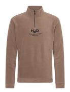 Blåvand Ii Fleece Half Zip Tops Sweatshirts & Hoodies Fleeces & Midlayers Beige H2O