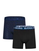 Cotton Stretch Boxer 2P Boxershorts Navy Björn Borg