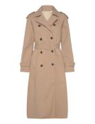 Bs Benenike Coat Trenchcoat Frakke Beige Bruun & Stengade