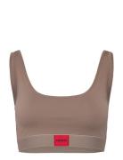 Bralette Red Label Lingerie Bras & Tops Soft Bras Tank Top Bras Brown HUGO