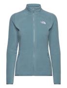 W 100 Glacier Fz - Eu Sport Sweatshirts & Hoodies Fleeces & Midlayers Blue The North Face