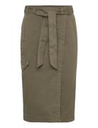 Skirt Woven Long Skirts Knee-length & Midi Skirts Green Gerry Weber Edition