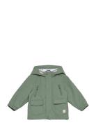 Quilted Hooded Parka Outerwear Jackets & Coats Quilted Jackets Green Mango